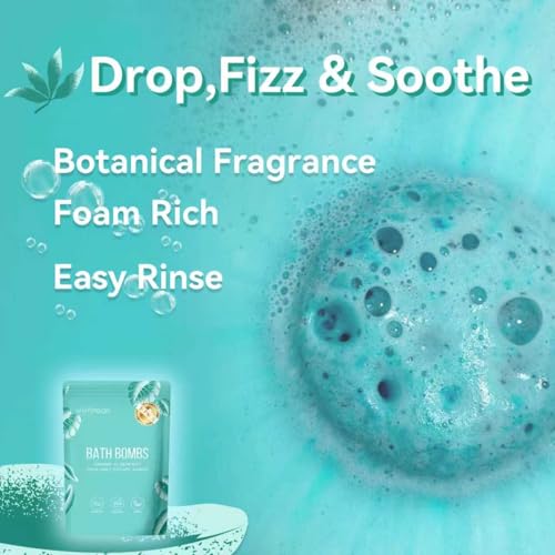 Vivifyrean Sandalwood and Patchouli bath bomb for a calming bedtime routine.