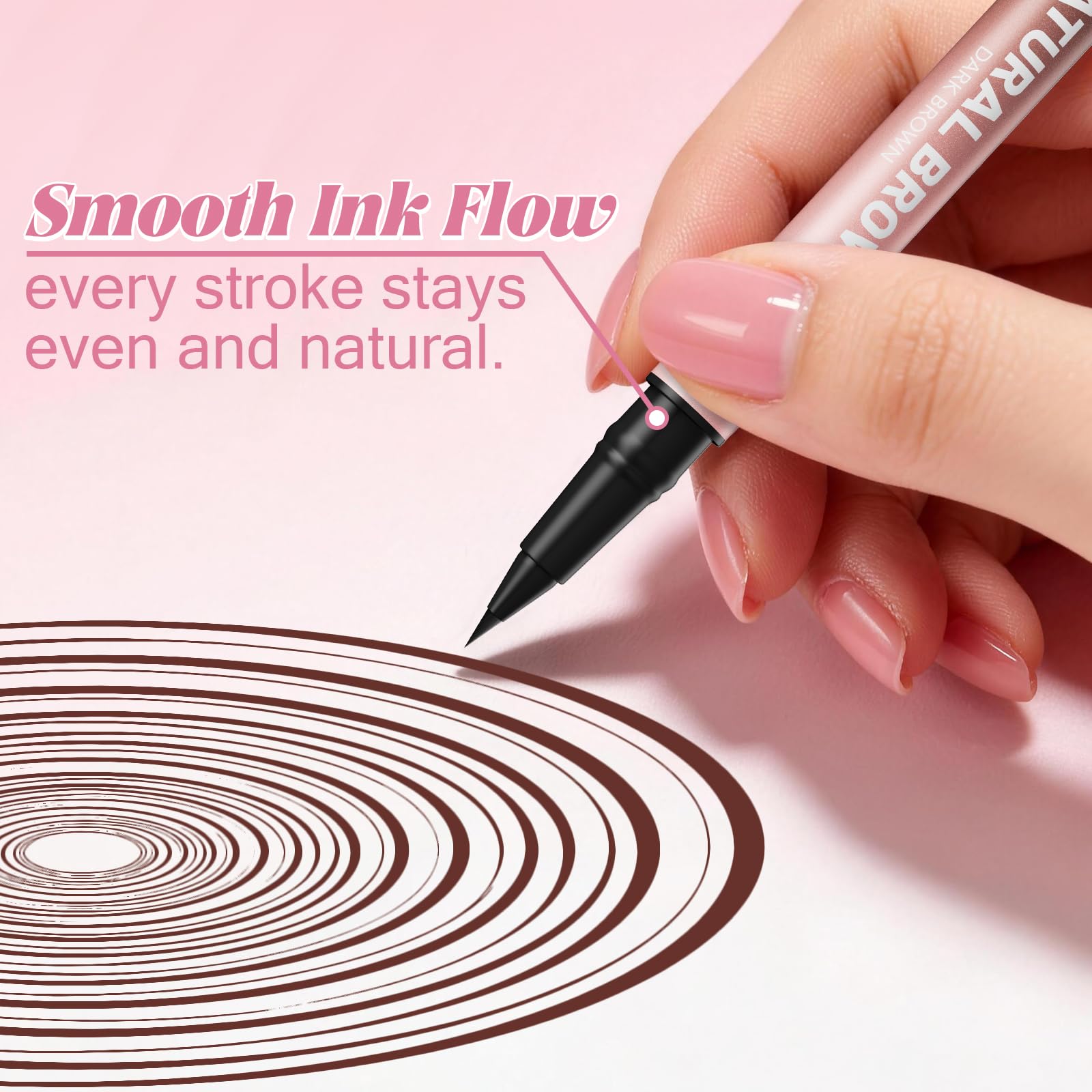 Vivitan easy-application brow pencil suitable for beginners.