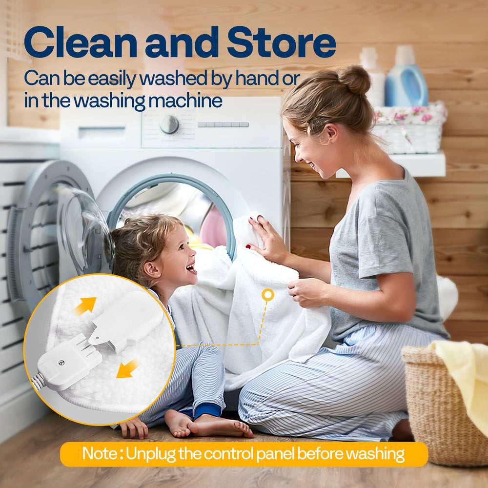 VIVOHOME detachable connector for safe washing by hand or machine