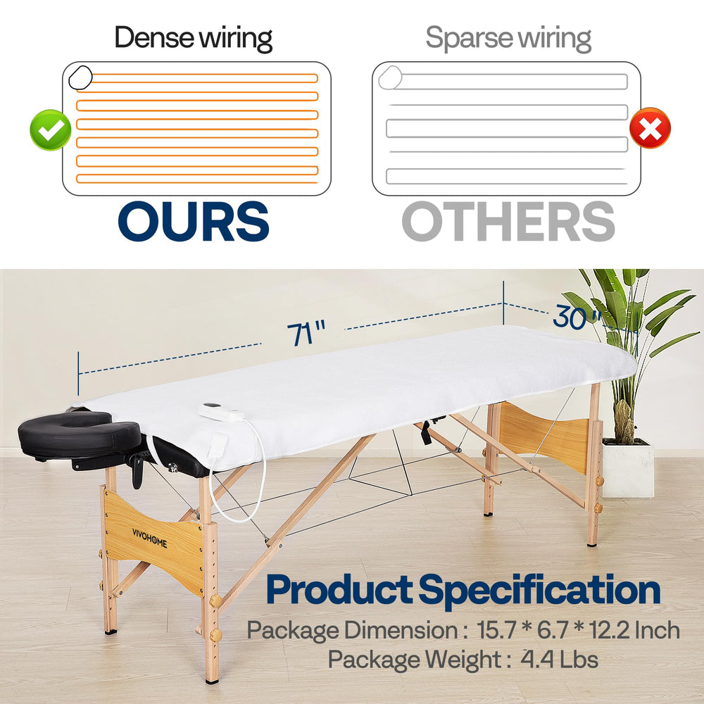 VIVOHOME compact folded form for easy storage and transport