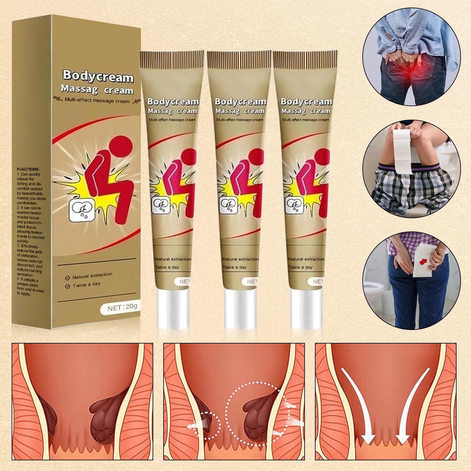 Vizela SADOER care set display emphasizes gift-ready triple pack