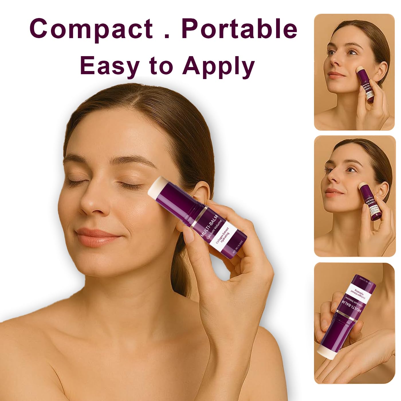 VKSpoa Wrinkle Bounce Balm Stick compact packaging for portability