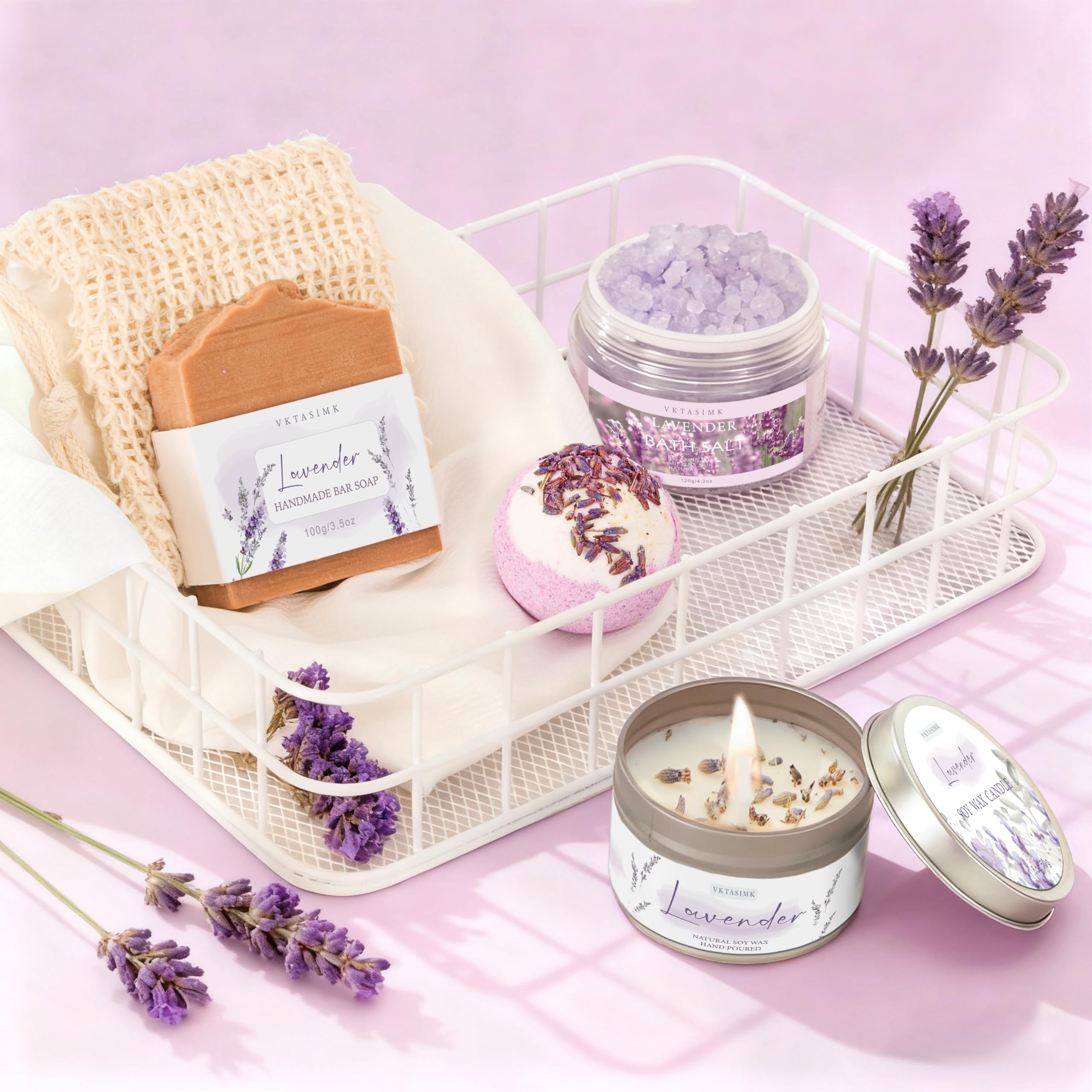 VKTASIMK bath bombs create a fizzing spa-like soak