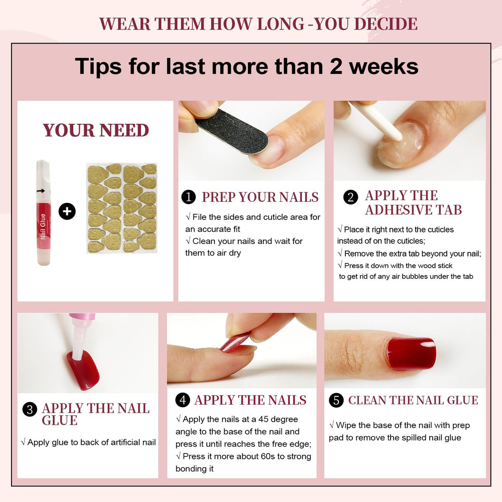 Vneffabler double-sided nail file, smooth edges for flawless finish.