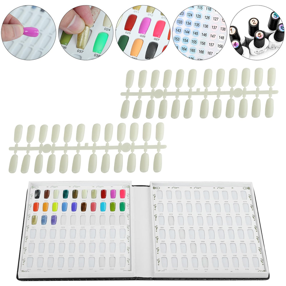 VNJAOI 240 nail tips removable back flat for easy testing and replacement