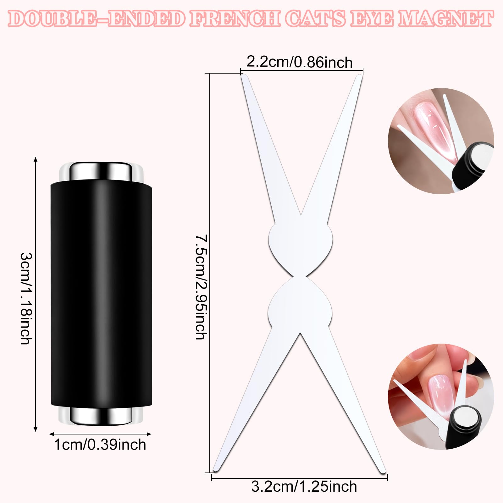 vnjaoi Cat Eye nail polish application demo for quick art.