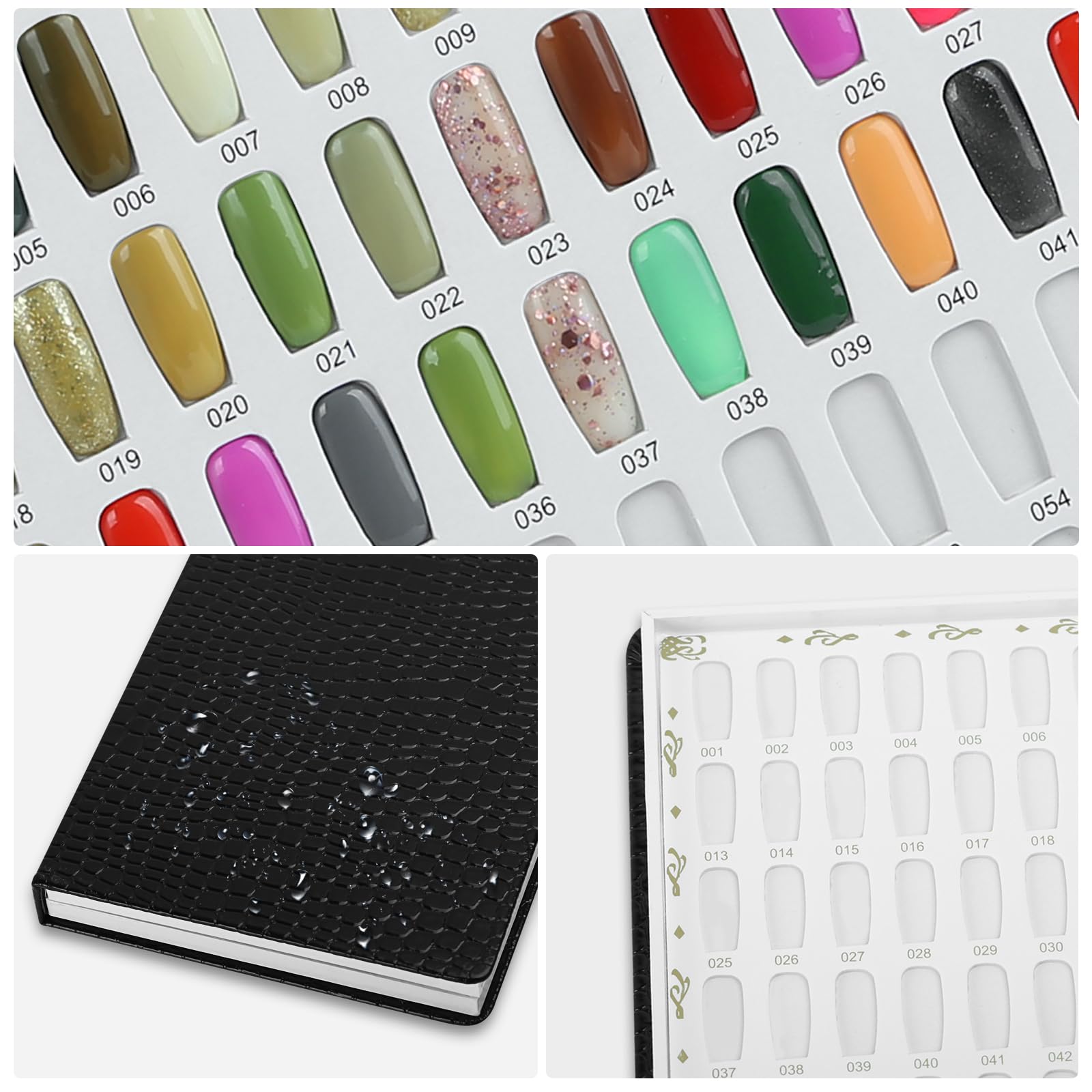 VNJAOI natural-color nail tips with flat back, ready for color testing