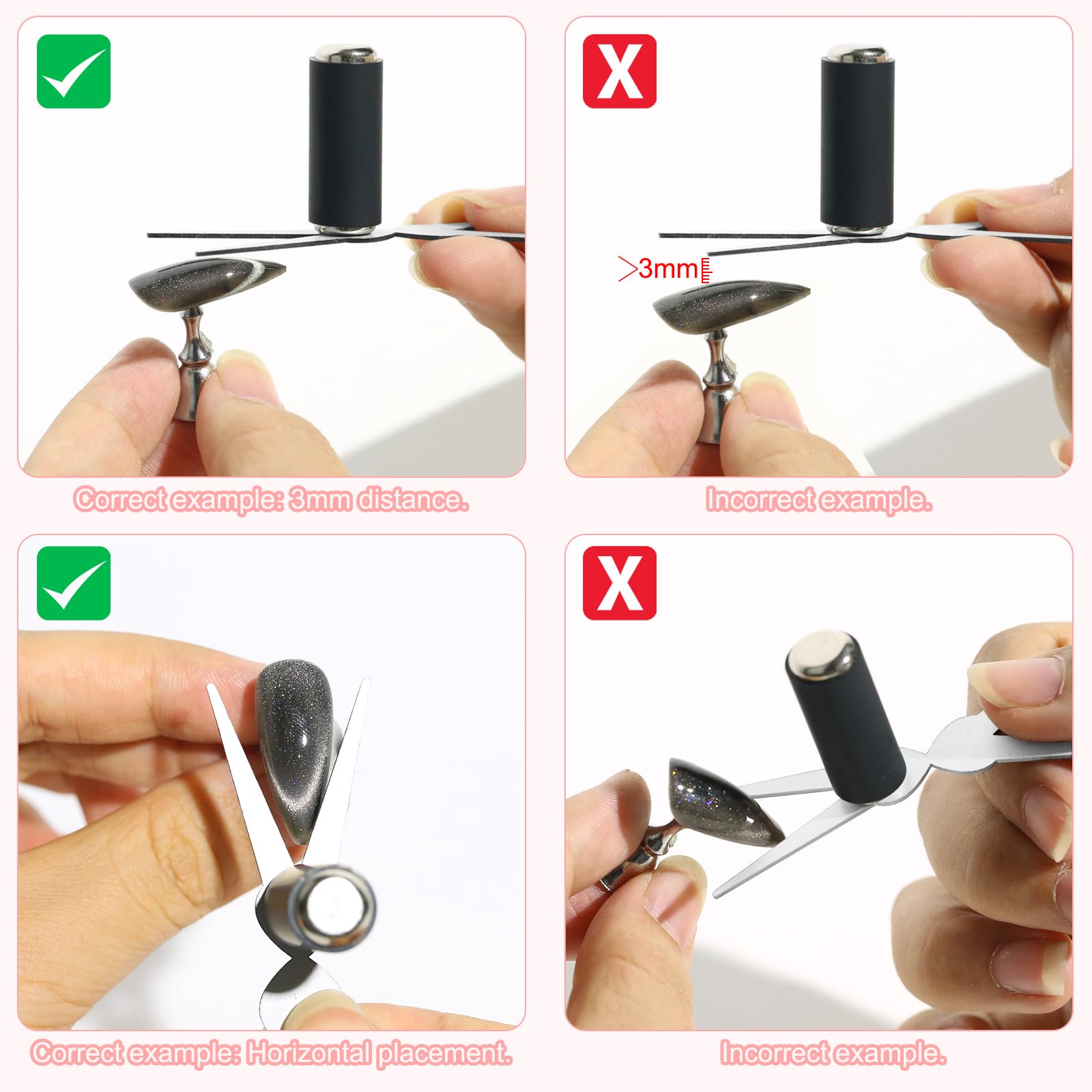 vnjaoi Portable cat-eye magnet set for home or studio use.