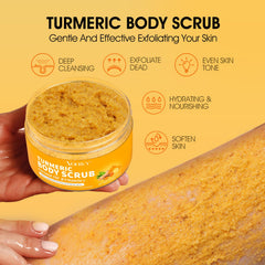 VOERUY coconut oil droplets enrich the scrub texture