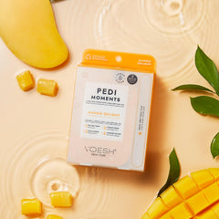 Two sets in the box enable a complete four-step pedicure routine.