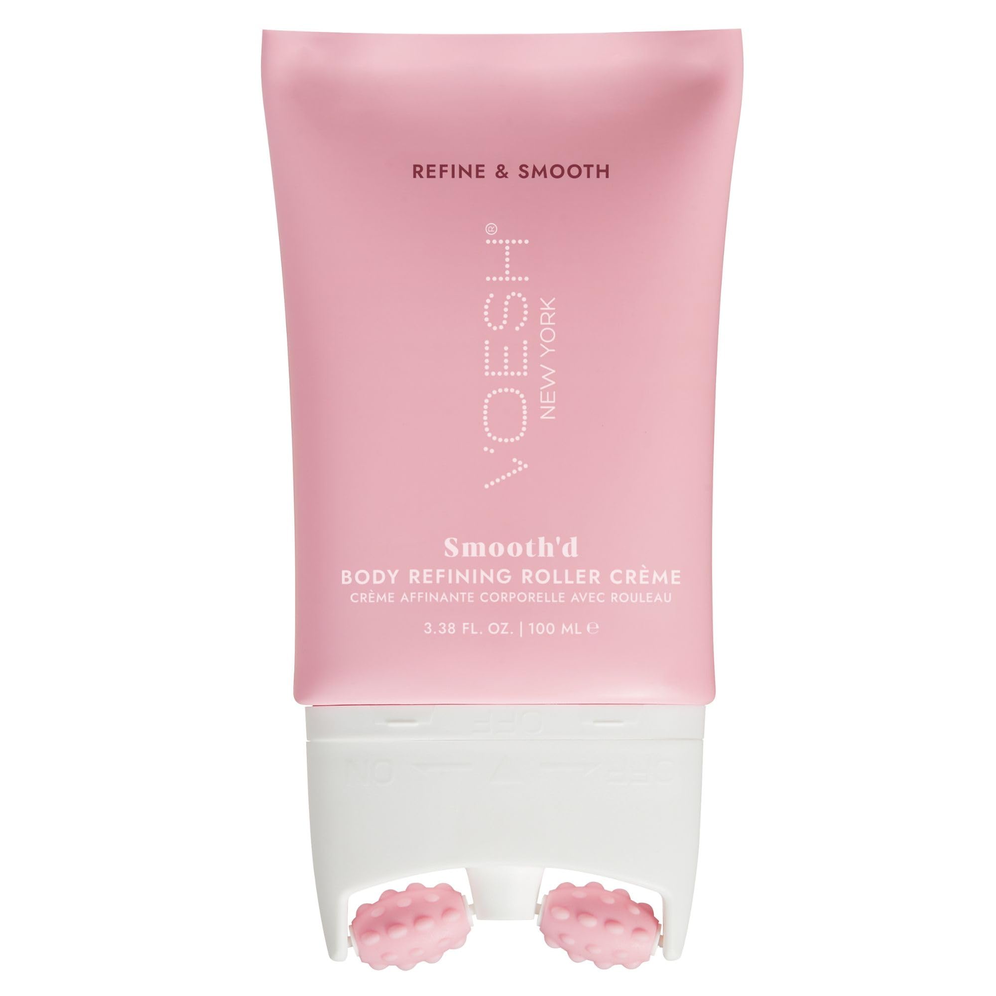VOESH Smooth'd Roller Creme neck and shoulders for smoother texture and renewed radiance.