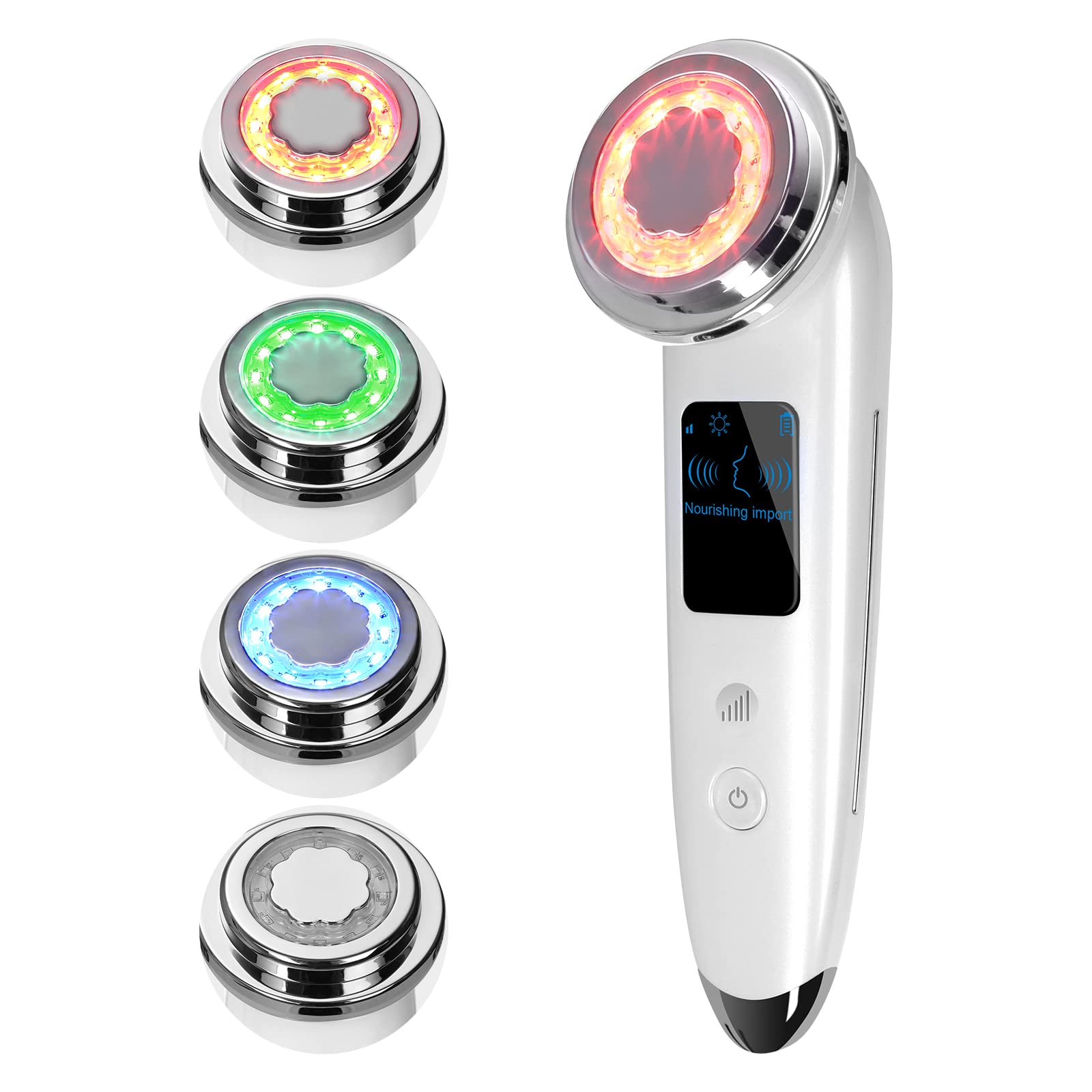 VOFEL face massager blue light mode for surface cleansing and refreshment
