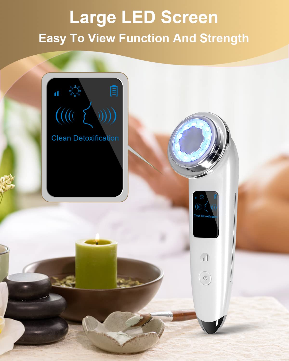 VOFEL green light mode for lifting and firming on the face
