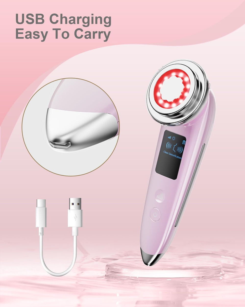 VOFEL Eye mode offers focused massage for eye area