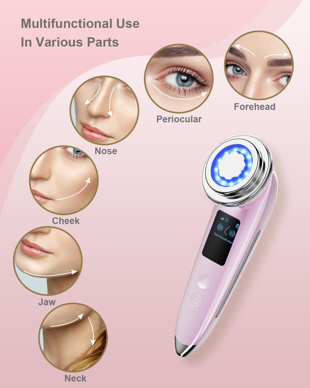 VOFEL USB rechargeable design makes travel skincare easy