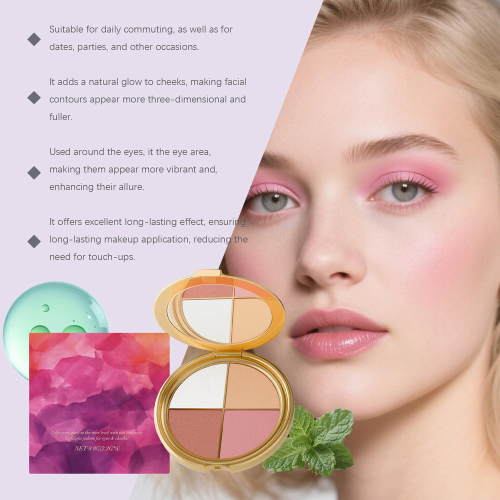VOGUZY blush tones deliver soft natural color and radiant glow