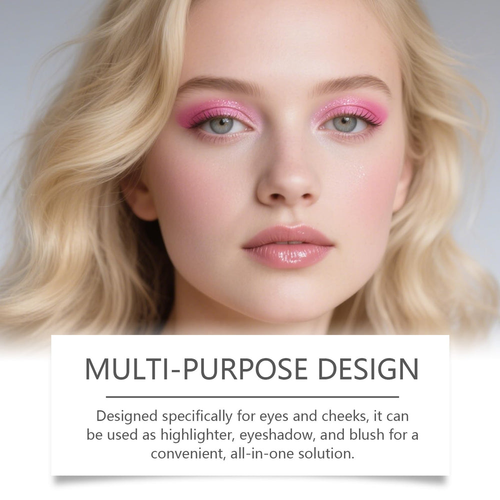 VOGUZY multitasking design keeps eye and cheek colors coordinated