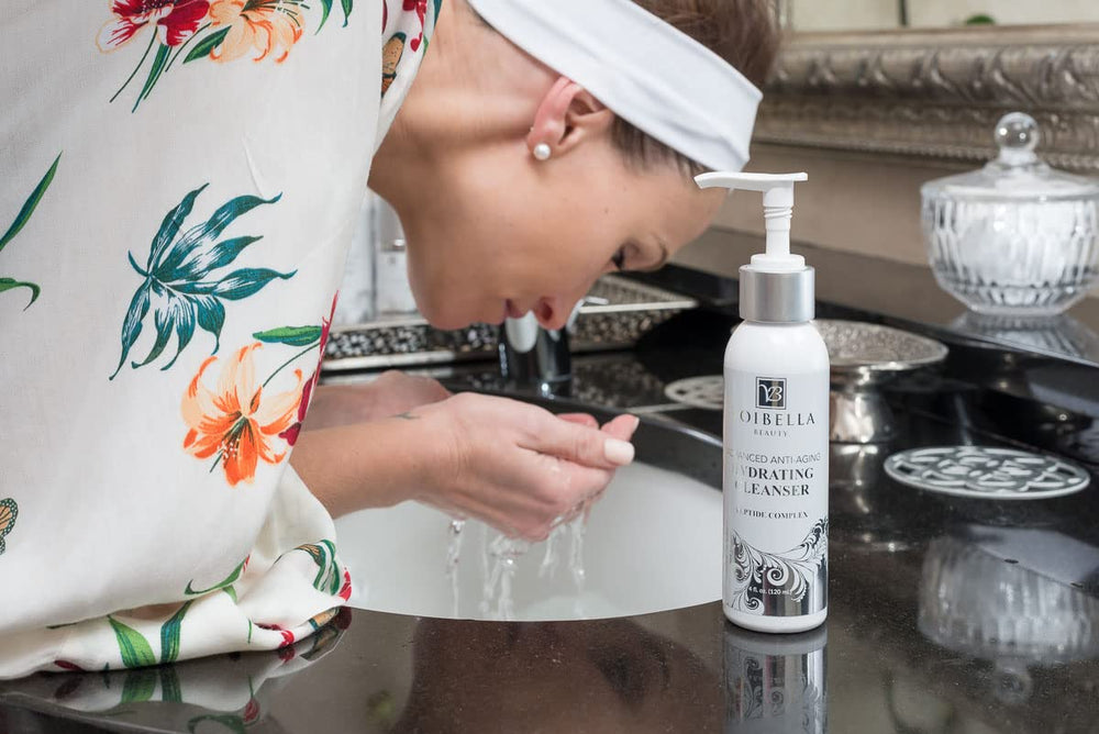 VOIBELLA BEAUTY bottle with label; delivers deep hydration and anti-aging support.