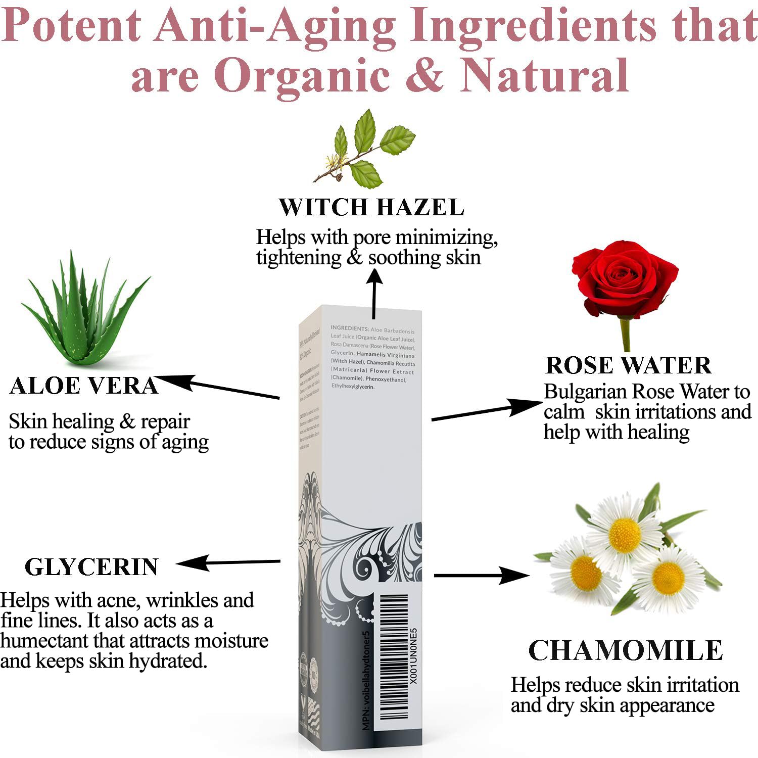 VOIBELLA BEAUTY toner spray applied to skin for quick hydration.