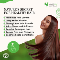 VoilaVe Argan oil absorbs quickly for hair and skin.