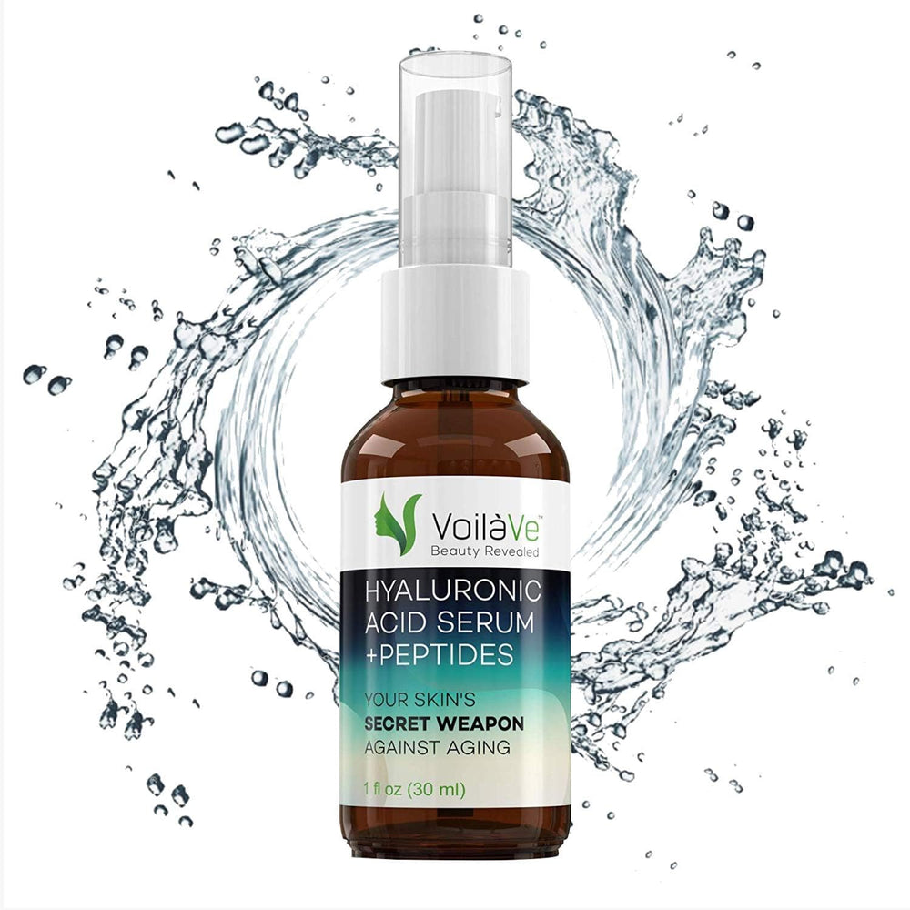 VoilaVe serum highlights natural ingredients and vegan formula.
