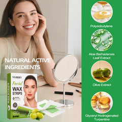 Vojriky body wax strip for efficient hair removal on arms and legs