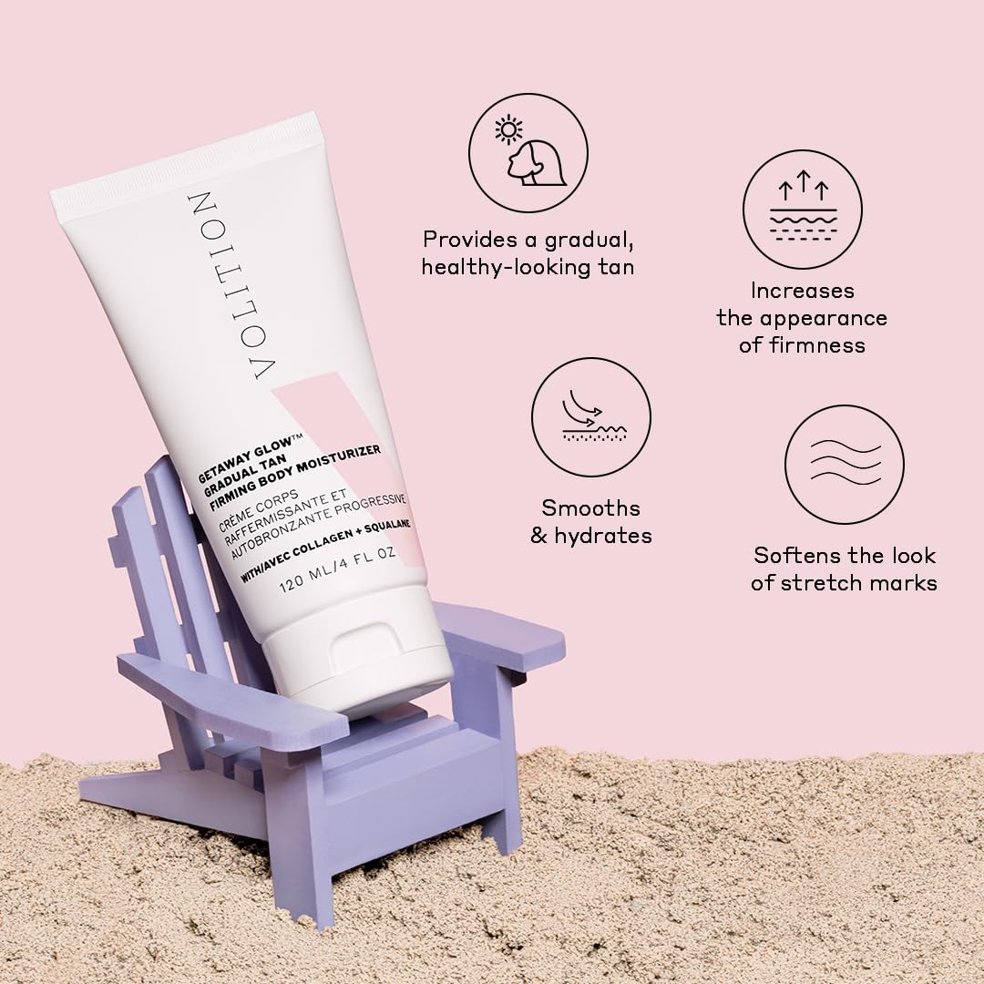 Volition Getaway Glow cream texture close-up highlighting rich moisture.