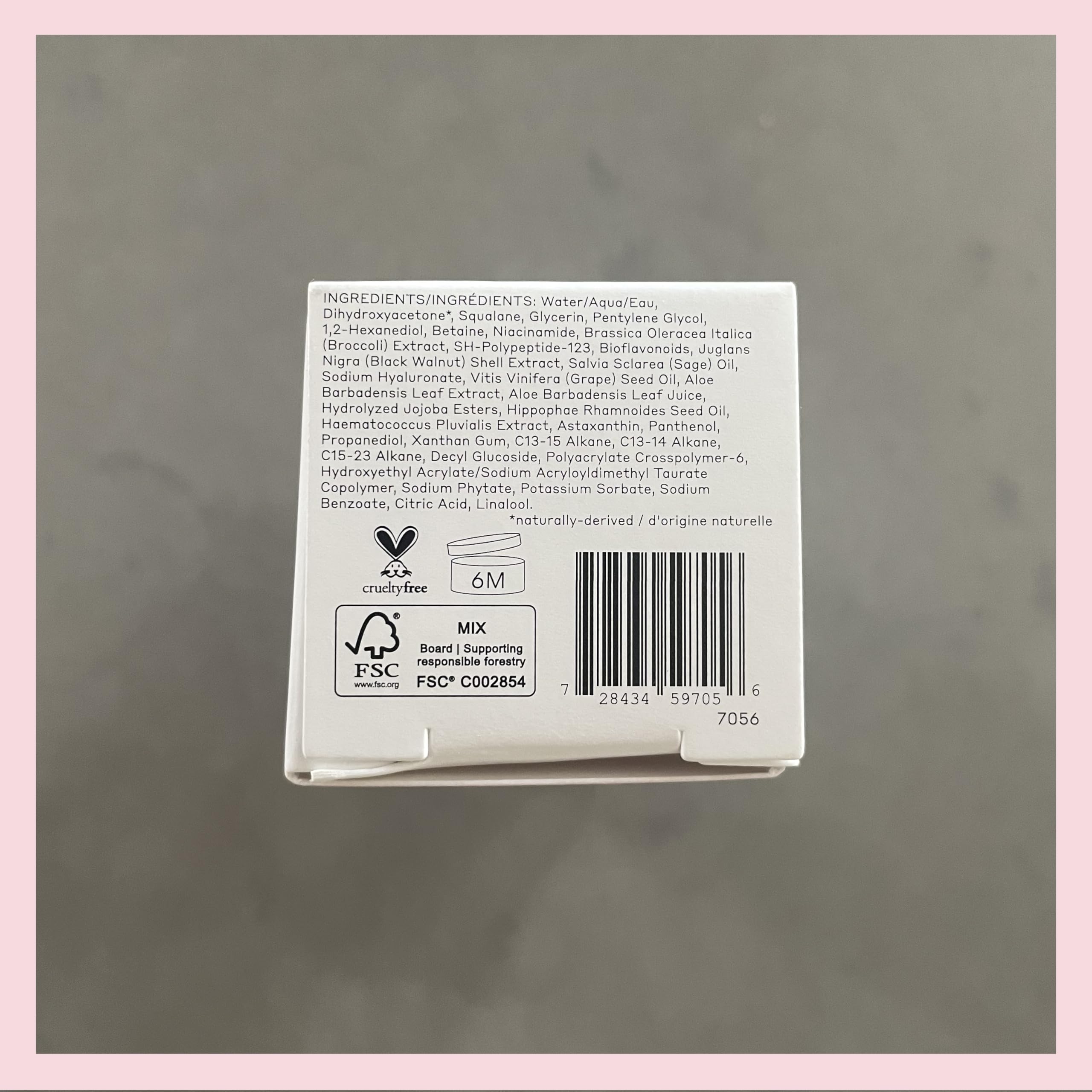 Volition Getaway Glow near-neck area demonstrates seamless blend for décolletage.