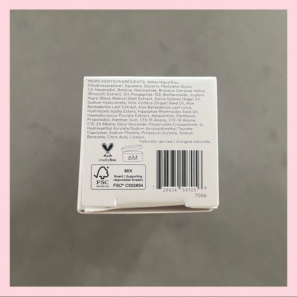Volition Getaway Glow near-neck area demonstrates seamless blend for décolletage.