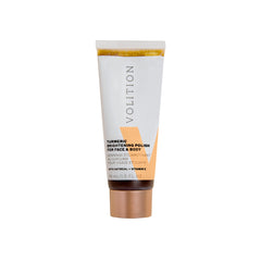 Volition Turmeric Brightening Polish jar-front for exfoliating glow on skin