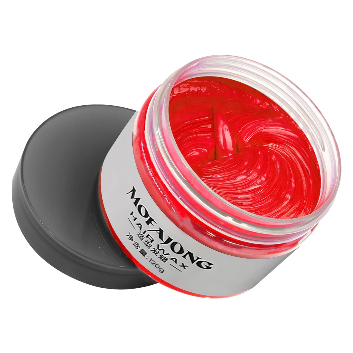VOLLUCK Red Dye Wax packaging highlights branding and instant color options.