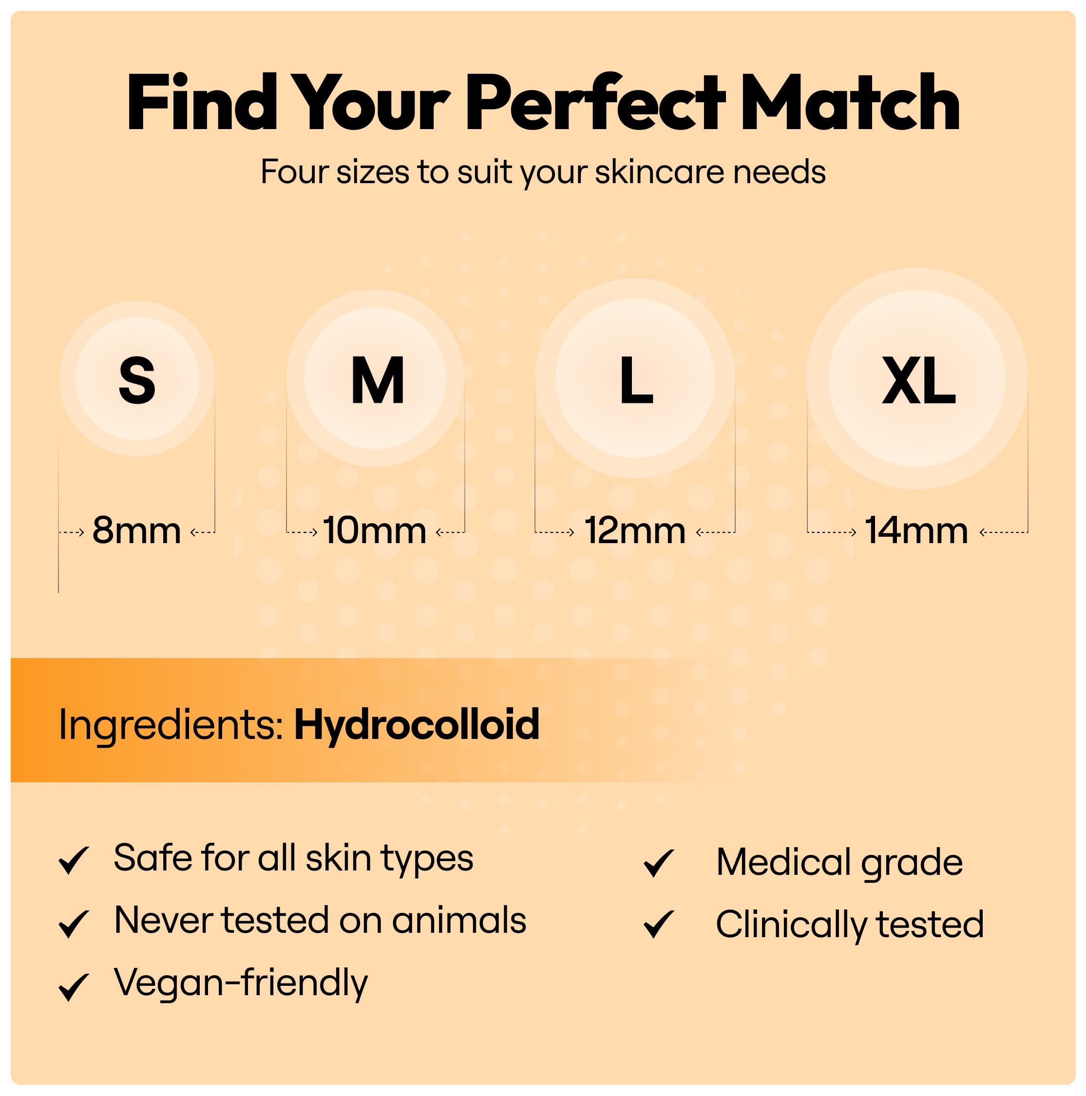 Vonessence patches on skin before bed protect blemishes through overnight wear