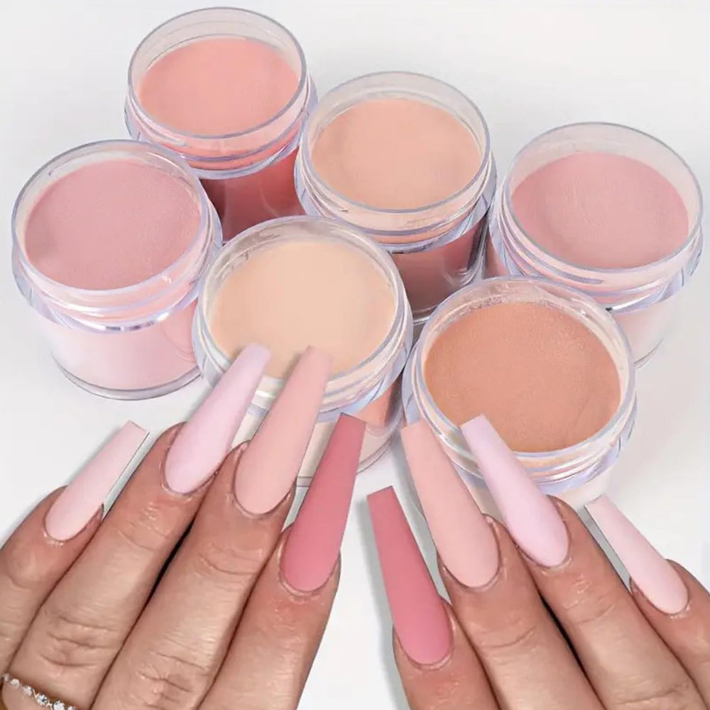 Vonrui nude color acrylic powder set for natural nails at home