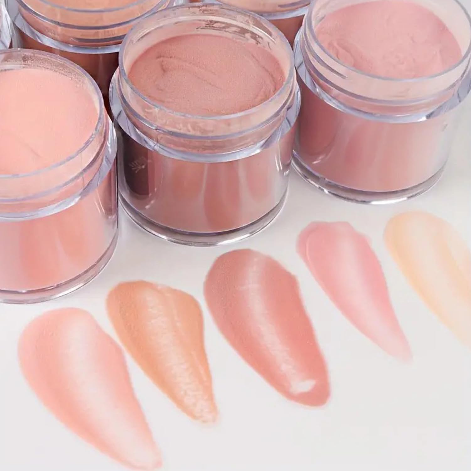 Vonrui six-color nude powders enable diverse manicure looks