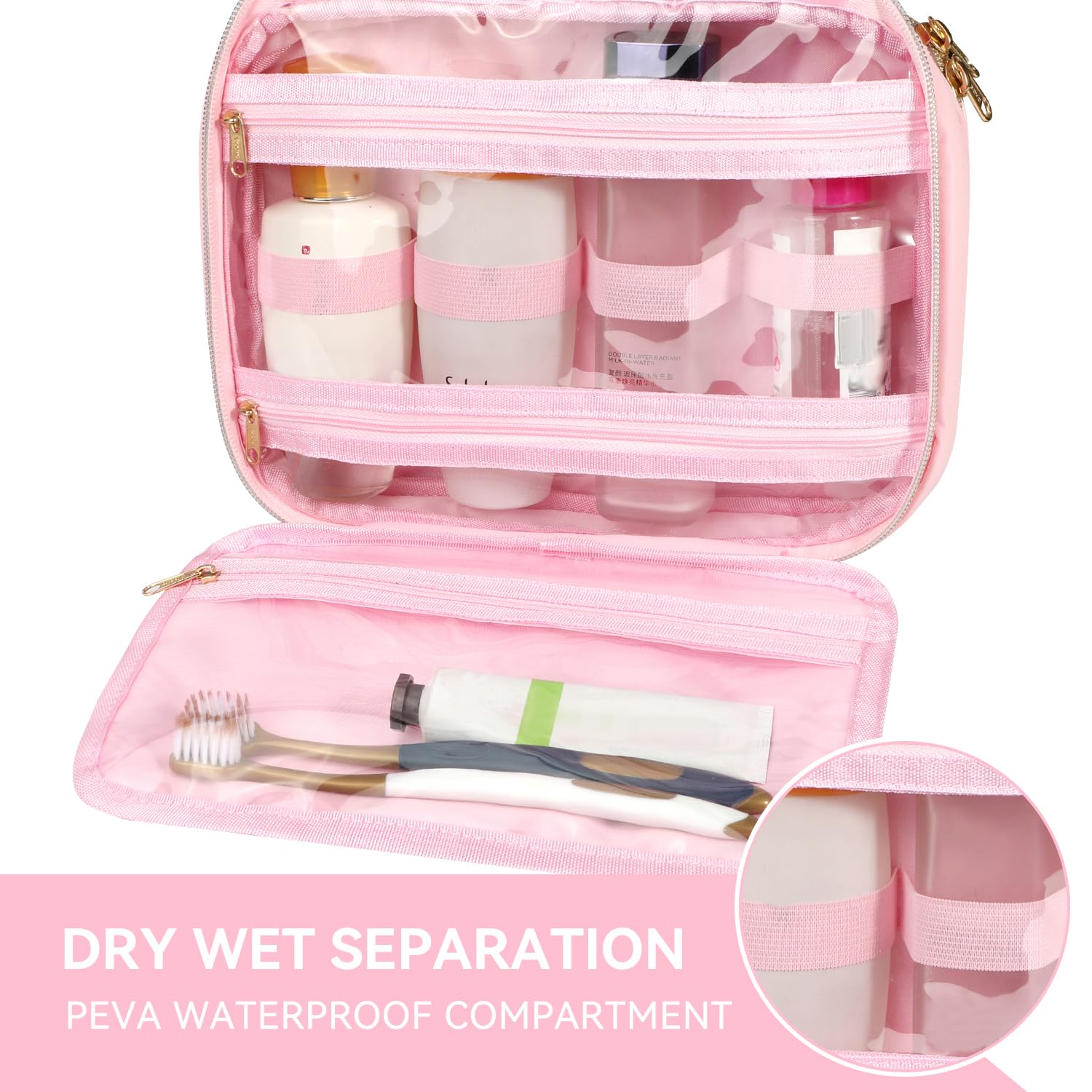 Voova waterproof fabric and reinforced seams protect belongings.