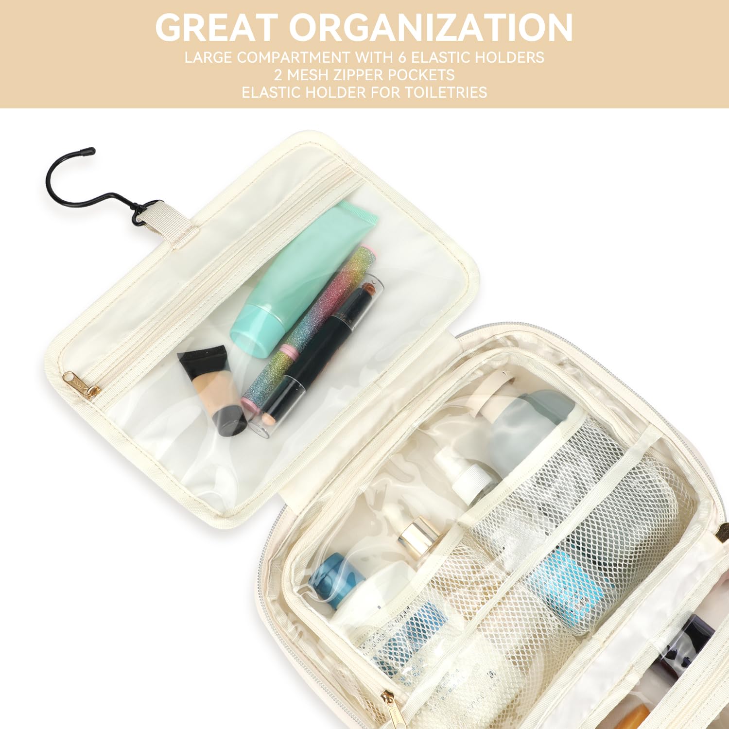 Voova waterproof fabric protects liquids and dries quickly during trips.