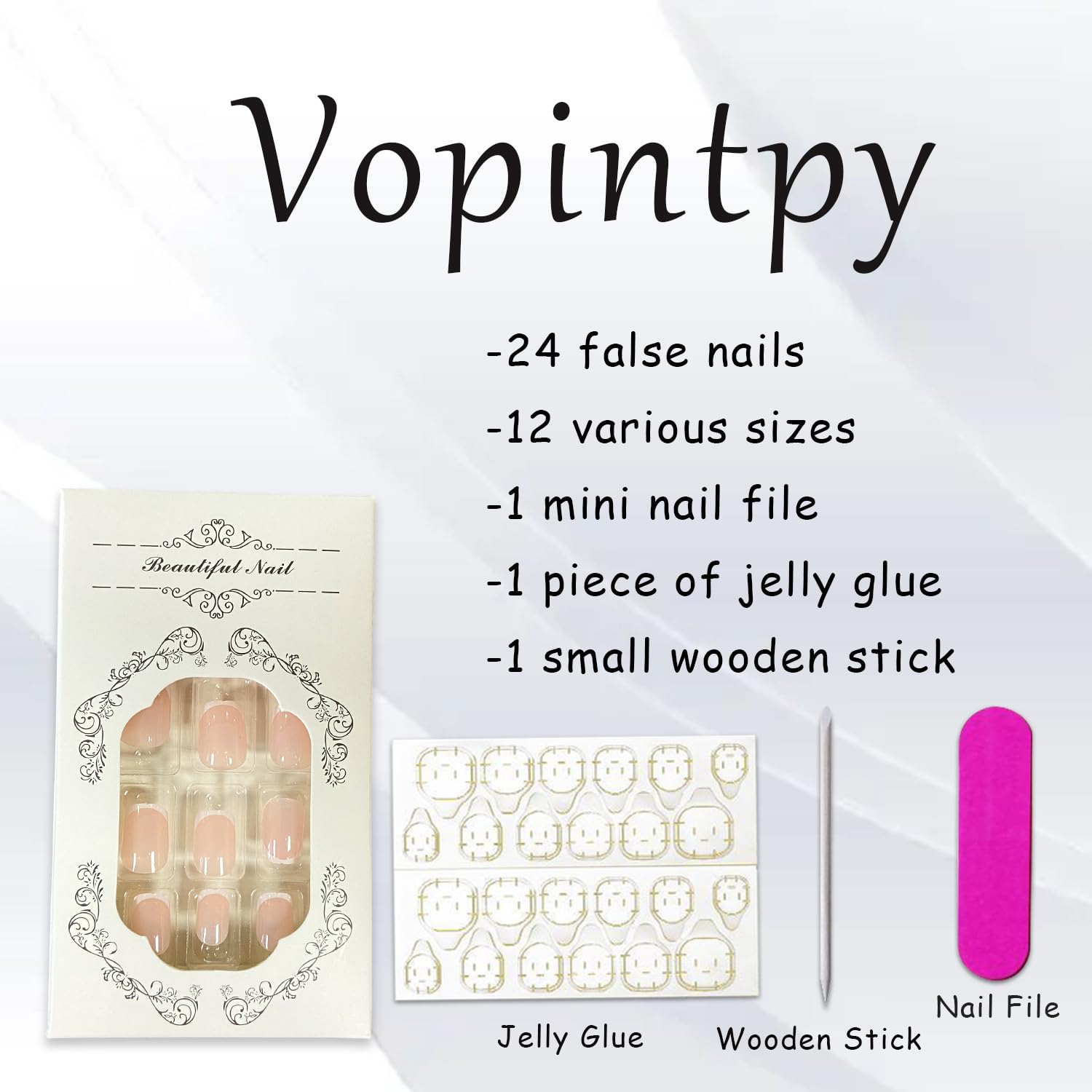 Vopintpy nails during daily wear show easy typing and light activity.