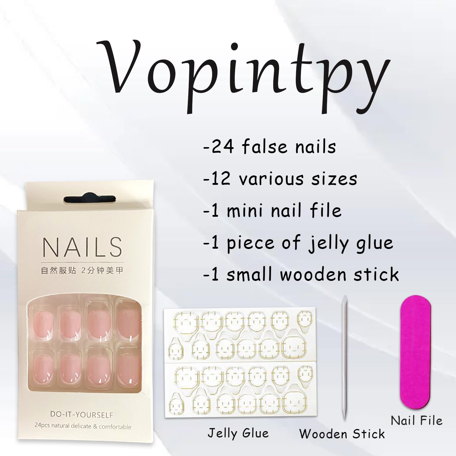 Vopintpy press-on nails ideal for events, dating, and workdays