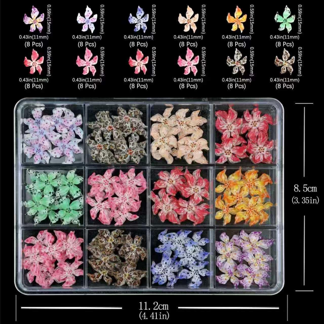 VOTACOS flower charms add style to cases, cards and more.