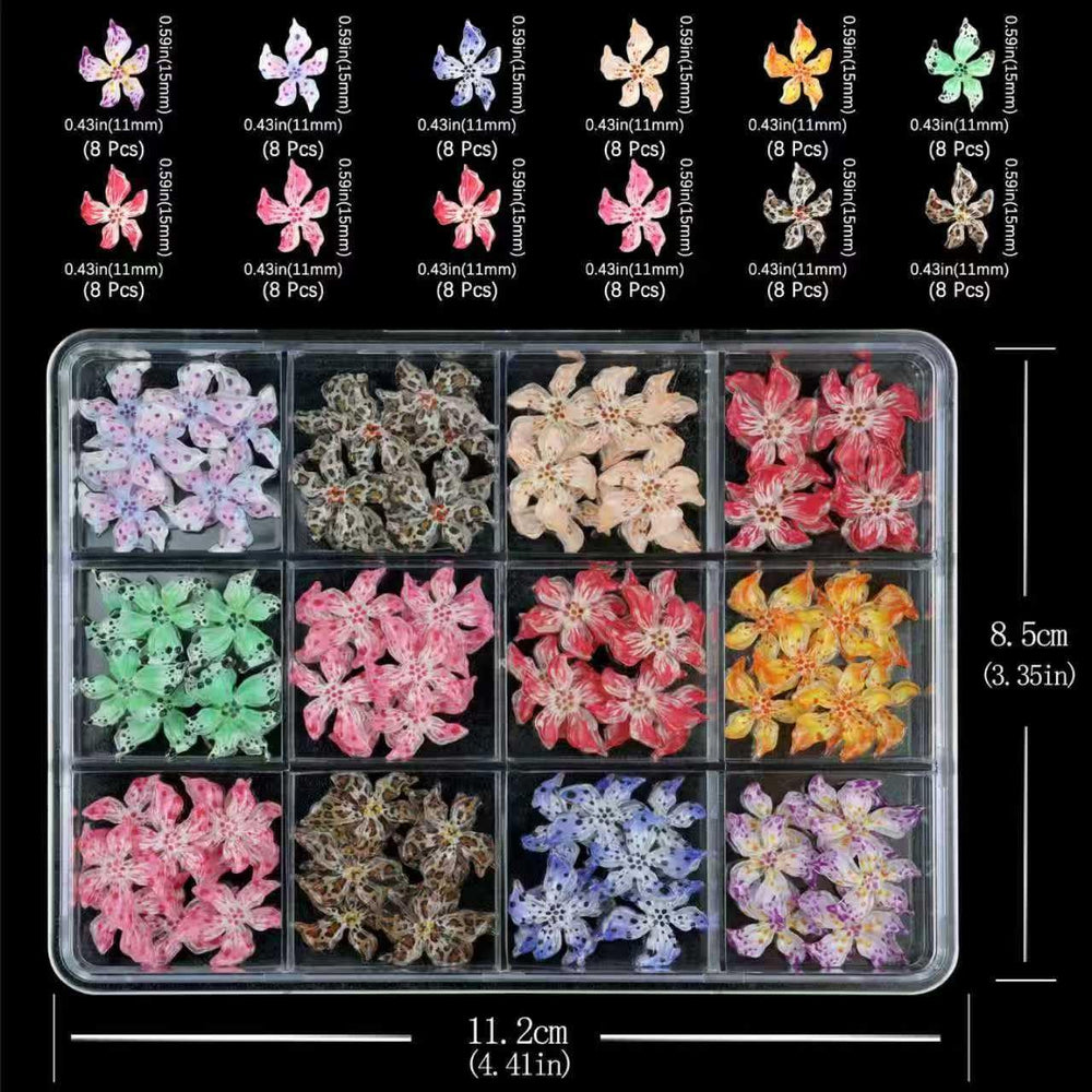 VOTACOS flower charms add style to cases, cards and more.