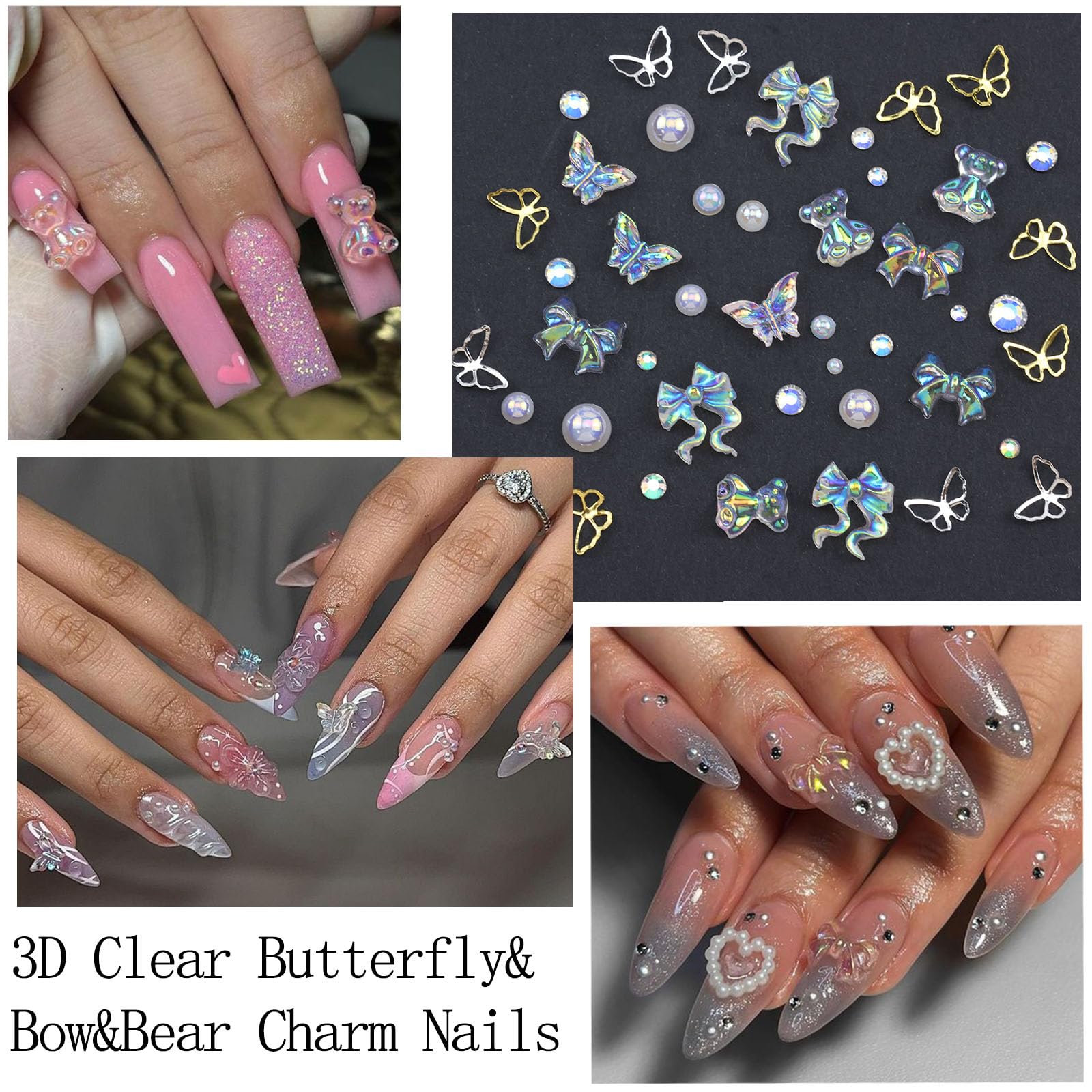 VOTACOS butterfly charms deliver whimsical touches for acrylic nails.