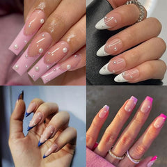 VOTACOS nail pearls bundle style B with varied shapes for versatile nail art.