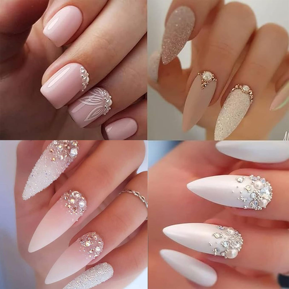 VOTACOS nail pearls glue bottle highlights essential tool for secure adhesion.