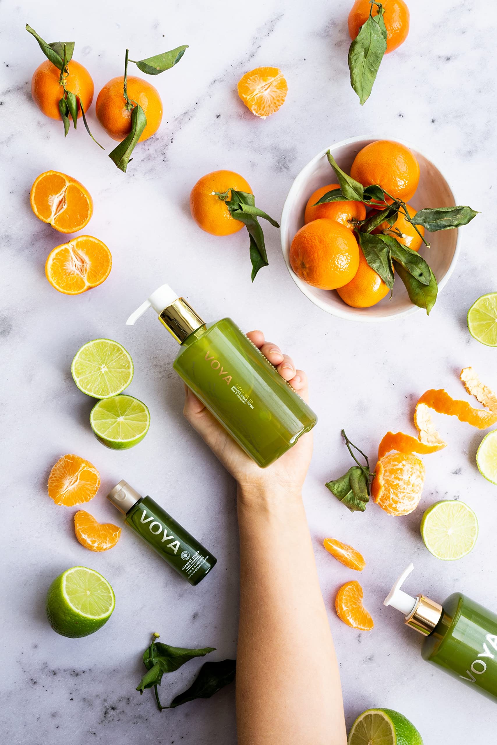 VOYA Clean Me Up handwash ingredients-seaweed highlighting natural antioxidant-rich formula
