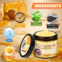 VOYOCUGE Bee Venom Cream texture highlights moisturizing formula