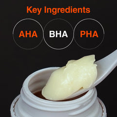 VQM AXENDA Routiner centella asiatica extract focus for soothing care during exfoliation.