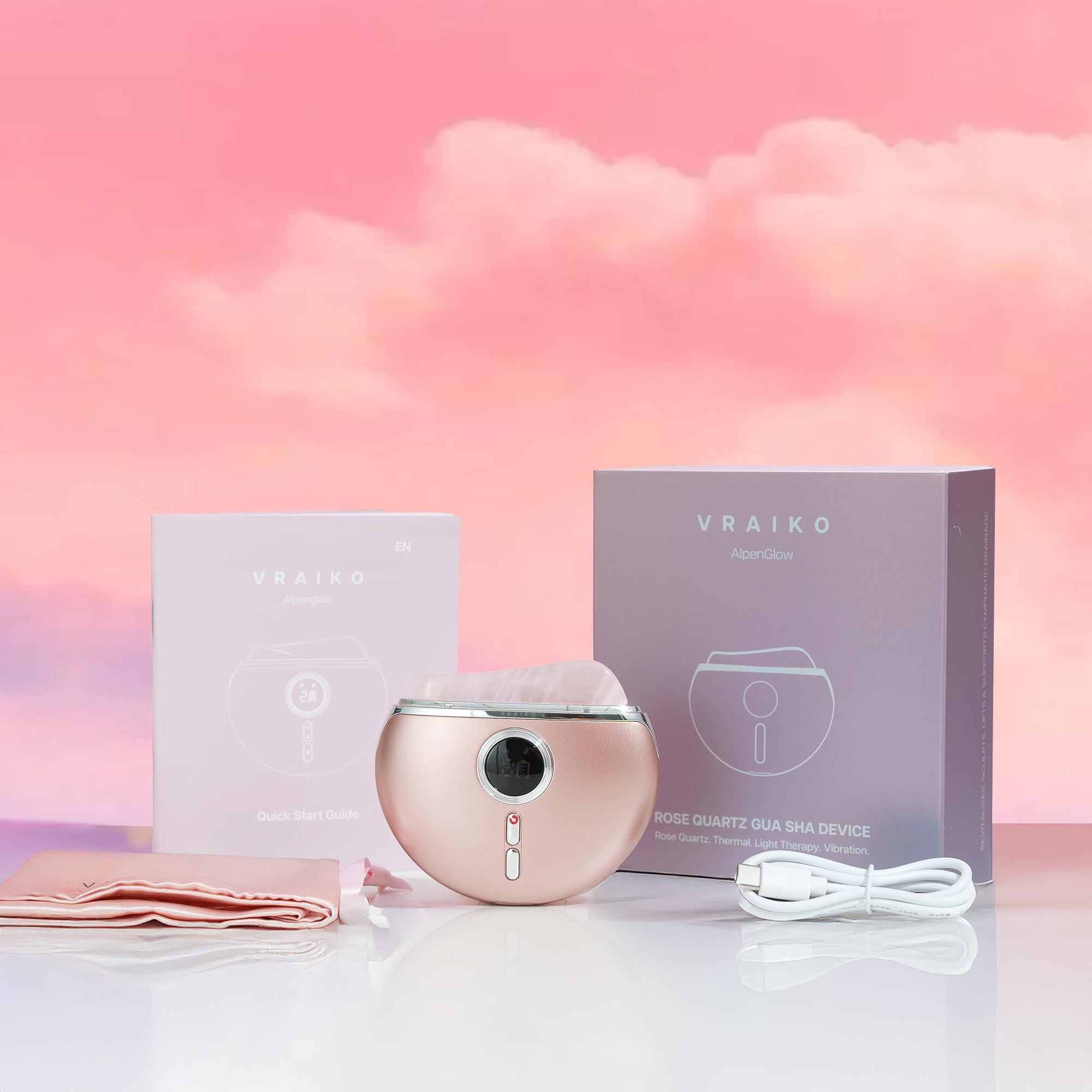 VRAIKO AlpenGlow USB-C charging keeps device ready daily