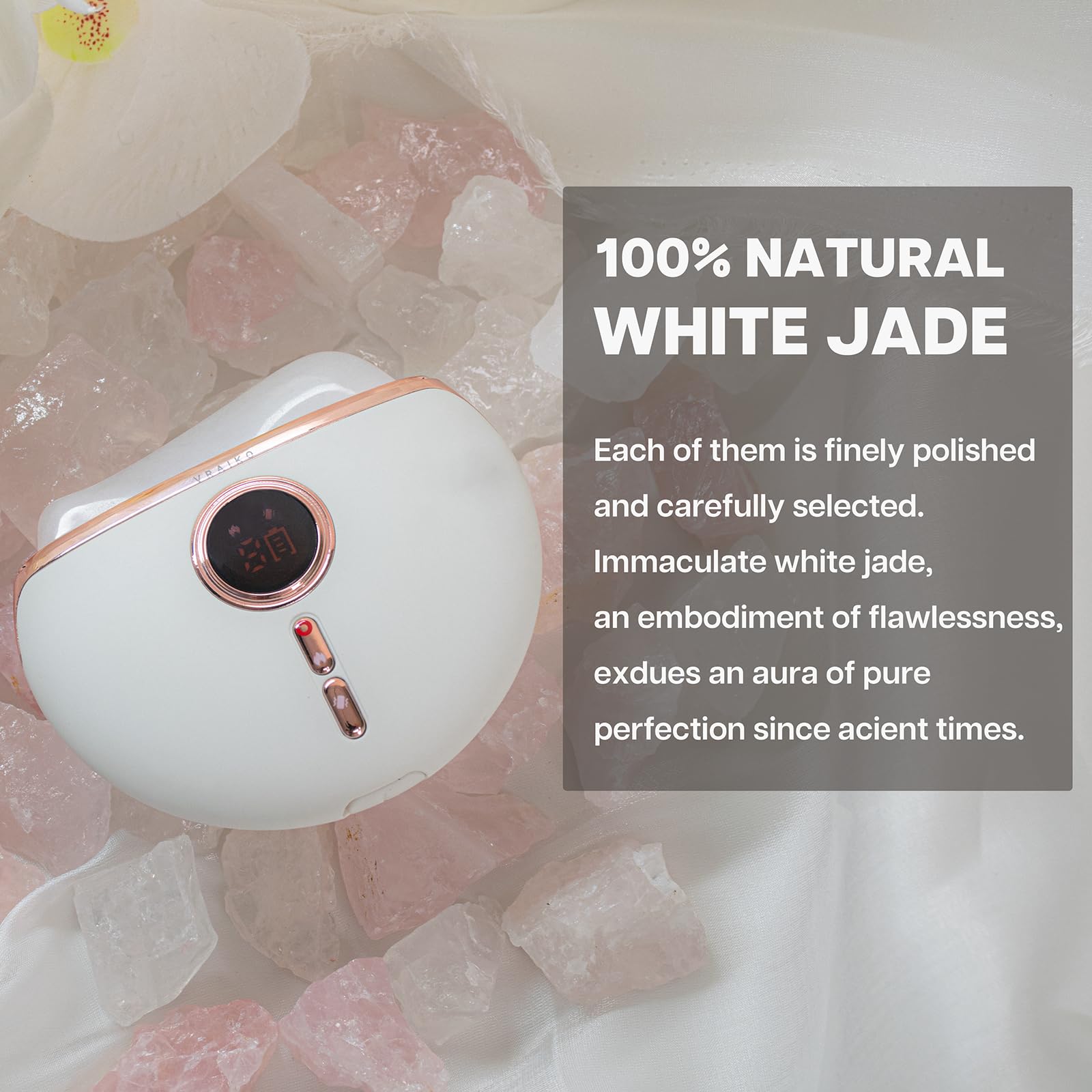 VRAIKO Aurora 630nm far-infrared light included for skin rejuvenation routines.