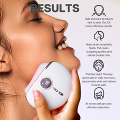 VRAIKO Aurora with heat therapy function activated for a warming session.