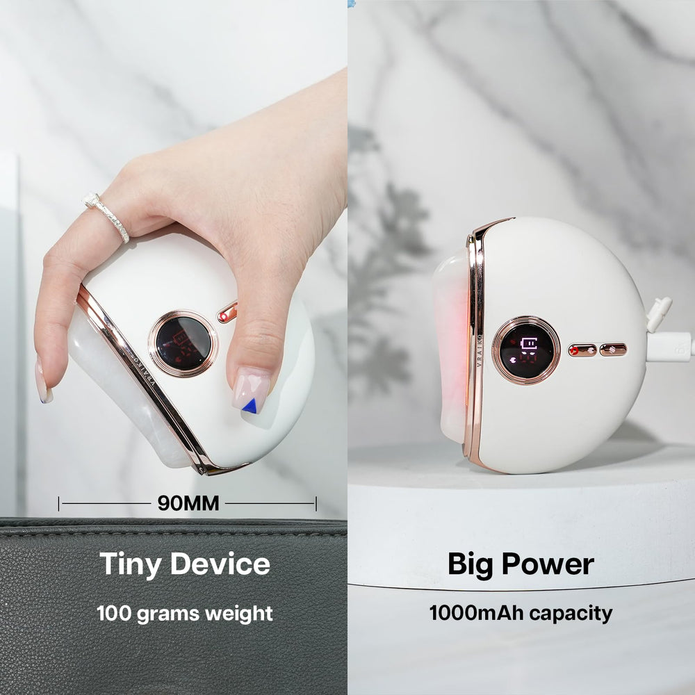 VRAIKO Aurora box contents: USB-C cable, storage bag, manual, and warranty.